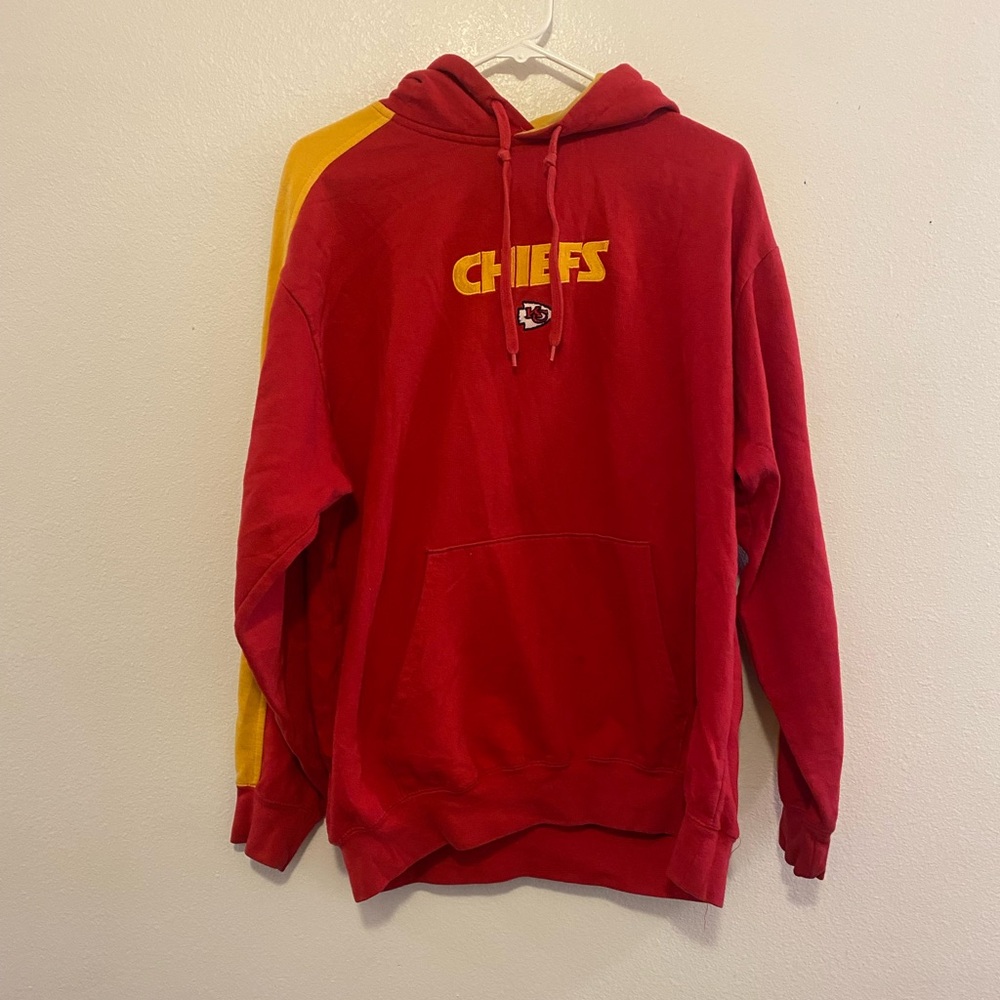 NFL Red and Yellow Kansas City Chiefs Hoodie